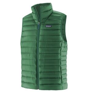 Patagonia Men's SMALL Warm DOWN Green Sweater Puffer VEST NWOT